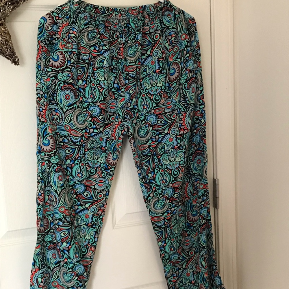 M colorful pull on pants